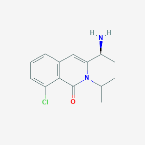 (s)-3-(1-Aminoethyl)-8-chloro-2-isopropylisoquinolin-1(2h)-one