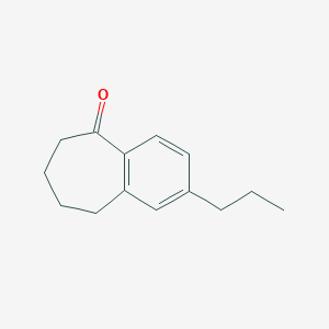 2-Propyl-6,7,8,9-tetrahydro-5H-benzo[7]annulen-5-one