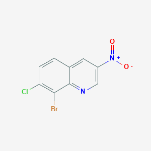 8-Bromo-7-chloro-3-nitroquinoline