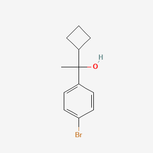 1-(4-Bromophenyl)-1-cyclobutylethanol