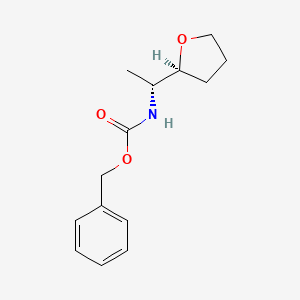 Benzyl ((R)-1-((R)-tetrahydrofuran-2-YL)ethyl)carbamate