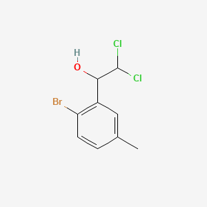 1-(2-Bromo-5-methylphenyl)-2,2-dichloroethanol