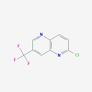 2-Chloro-7-(trifluoromethyl)-1,5-naphthyridine