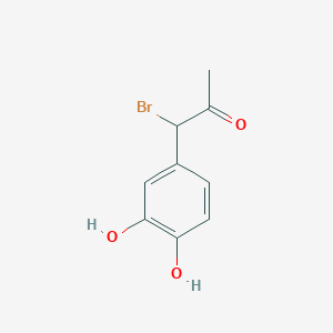 1-Bromo-1-(3,4-dihydroxyphenyl)propan-2-one