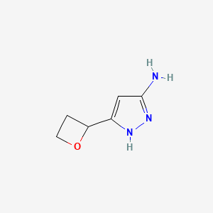 5-(Oxetan-2-yl)-1H-pyrazol-3-amine