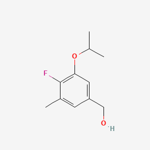 (4-Fluoro-3-isopropoxy-5-methylphenyl)methanol