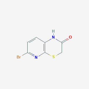 molecular formula C7H5BrN2OS B14035338 6-Bromo-1h-pyrido[2,3-b][1,4]thiazin-2(3h)-one CAS No. 89498-84-0