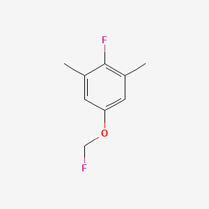 1,3-Dimethyl-2-fluoro-5-(fluoromethoxy)benzene