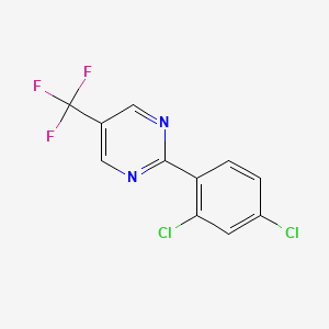 2-(2,4-Dichlorophenyl)-5-(trifluoromethyl)pyrimidine