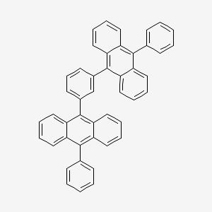 molecular formula C46H30 B14035417 1,3-Bis(10-phenylanthracen-9-yl)benzene 