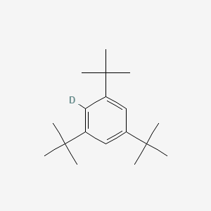 molecular formula C18H30 B14035443 1,3,5-Tritert-butyl-2-deuteriobenzene 