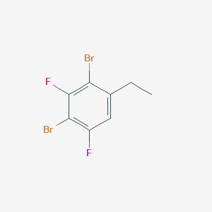 1,3-Dibromo-2,4-difluoro-6-ethylbenzene