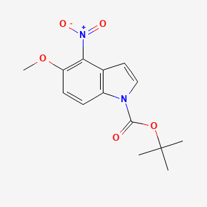 tert-butyl 5-methoxy-4-nitro-1H-indole-1-carboxylate