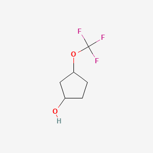 3-(Trifluoromethoxy)cyclopentan-1-OL