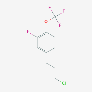 1-(3-Chloropropyl)-3-fluoro-4-(trifluoromethoxy)benzene