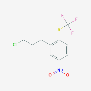 1-(3-Chloropropyl)-5-nitro-2-(trifluoromethylthio)benzene