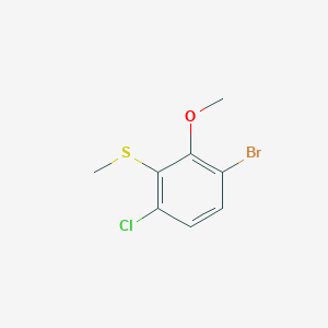 (3-Bromo-6-chloro-2-methoxyphenyl)(methyl)sulfane