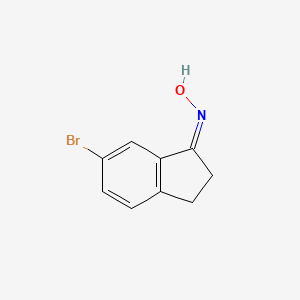 (NZ)-N-(6-bromo-2,3-dihydroinden-1-ylidene)hydroxylamine