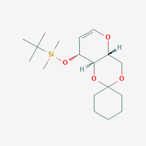 3-O-tert-Butyldimethylsilyl-4,6-O-cyclohexylidene-D-glucal