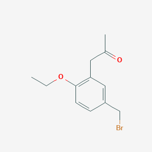 1-(5-(Bromomethyl)-2-ethoxyphenyl)propan-2-one