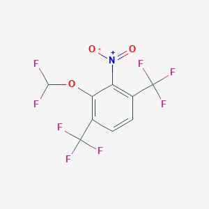 1,4-Bis(trifluoromethyl)-2-(difluoromethoxy)-3-nitrobenzene