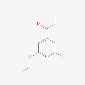 1-(3-Ethoxy-5-methylphenyl)propan-1-one