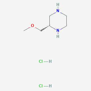 molecular formula C6H16Cl2N2O B14035642 (S)-2-(methoxymethyl)piperazine 2HCl 