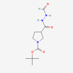 Tert-butyl 3-(2-formylhydrazine-1-carbonyl)pyrrolidine-1-carboxylate