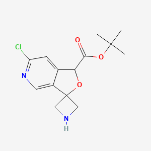 1-Boc-6-chlorospiro[1H-furo[3,4-c]pyridine-3,3-azetidine]