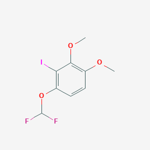 1-Difluoromethoxy-3,4-dimethoxy-2-iodobenzene