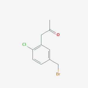 1-(5-(Bromomethyl)-2-chlorophenyl)propan-2-one