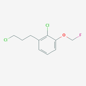 1-Chloro-2-(3-chloropropyl)-6-(fluoromethoxy)benzene