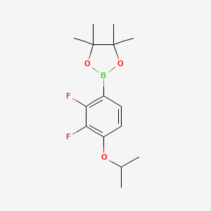 2-(2,3-Difluoro-4-isopropoxyphenyl)-4,4,5,5-tetramethyl-1,3,2-dioxaborolane