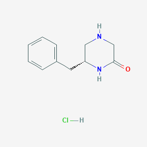 (R)-6-benzylpiperazin-2-one HCl