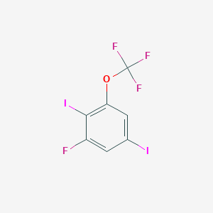 1,4-Diiodo-2-fluoro-6-(trifluoromethoxy)benzene