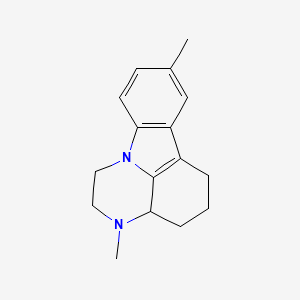 3,8-Dimethyl-2,3,3a,4,5,6-hexahydro-1h-pyrazino[3,2,1-jk]carbazole