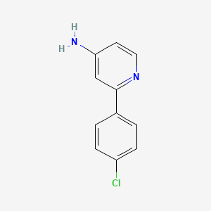B1403599 2-(4-Chlorophenyl)pyridin-4-amine CAS No. 1374665-31-2