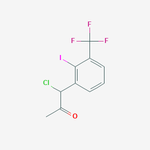 1-Chloro-1-(2-iodo-3-(trifluoromethyl)phenyl)propan-2-one