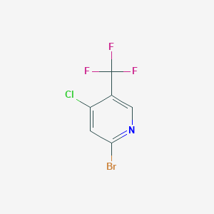 B1403600 2-Bromo-4-chloro-5-(trifluoromethyl)pyridine CAS No. 1211587-96-0