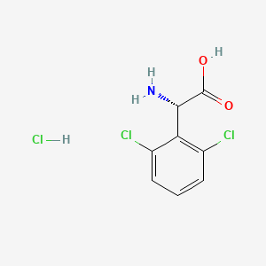 (S)-2-Amino-2-(2,6-dichlorophenyl)acetic acid hydrochloride