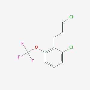 1-Chloro-2-(3-chloropropyl)-3-(trifluoromethoxy)benzene