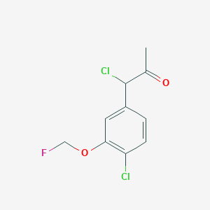 1-Chloro-1-(4-chloro-3-(fluoromethoxy)phenyl)propan-2-one