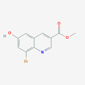 Methyl 8-bromo-6-hydroxyquinoline-3-carboxylate