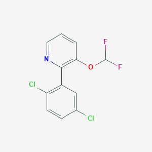 2-(2,5-Dichlorophenyl)-3-(difluoromethoxy)pyridine