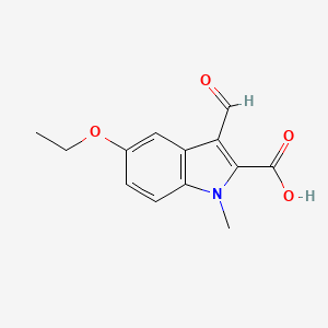 5-ethoxy-3-formyl-1-methyl-1H-indole-2-carboxylic acid