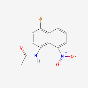 N-(4-Bromo-8-nitronaphthalen-1-yl)acetamide