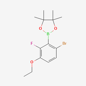 2-(6-Bromo-3-ethoxy-2-fluorophenyl)-4,4,5,5-tetramethyl-1,3,2-dioxaborolane