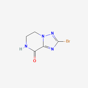 2-bromo-6,7-dihydro-5H-[1,2,4]triazolo[1,5-a]pyrazin-8-one