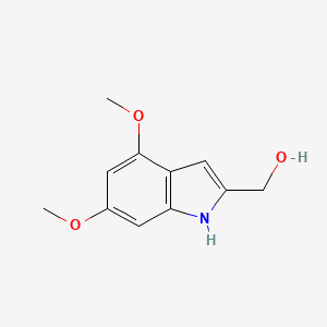 molecular formula C11H13NO3 B14036251 (4,6-Dimethoxy-1H-indol-2-yl)methanol 