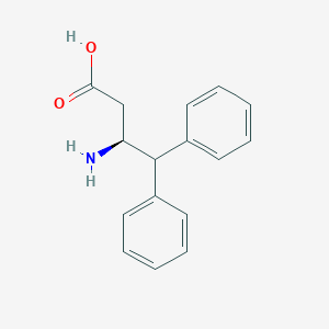 molecular formula C16H17NO2 B14036290 (S)-3-Amino-4,4-diphenylbutanoic acid 